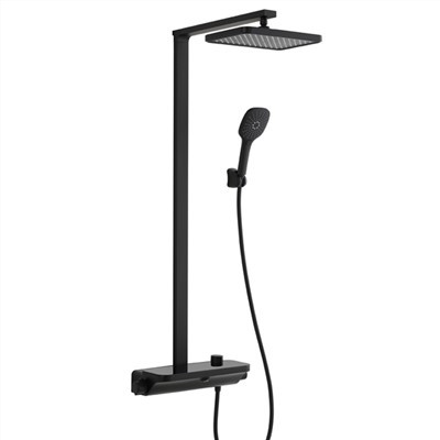 Termostatinis dušas su lentyna